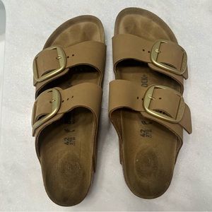 Birkenstock Arizona Big Buckle Mud Green Narrow
